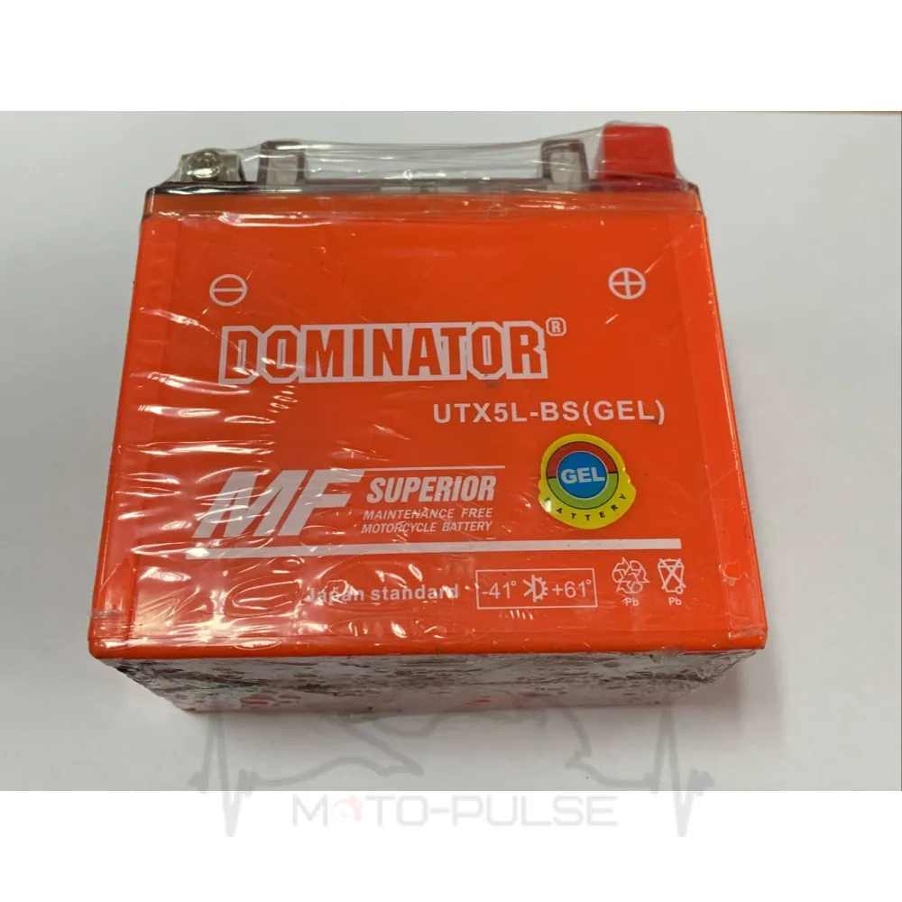 АКБ 5А  UTX5L-BS  (L113*W70*H105mm) Dominator